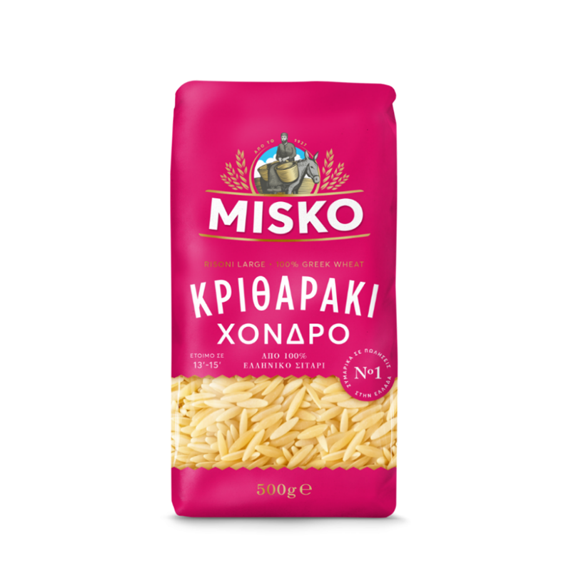 Misko Risoni Misko Large Risoni 500gr. - Loumidis Foods